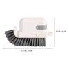 Veemoon 3-in-1 Detachable Window Track Cleaning Brush Gray Small Groove Brush for Household Window Gaps and Range Hood Slots for Home Cleaning view 2