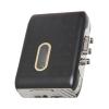 Portable Cassette Tape Recorder Player, USB C Cassette to MP3 Converter with Headphone Jack, Built in Microphone for Reverse Recording to Tape, Black ABS Compact Design for Music L view 2