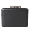 Portable Cassette Tape Recorder Player, USB C Cassette to MP3 Converter with Headphone Jack, Built in Microphone for Reverse Recording to Tape, Black ABS Compact Design for Music L view 4