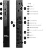 Dell Pro Micro QCM1255 Next-Gen Optiplex Mini PC (AMD Ryzen 5 8500GE (Beats Ultra 5 235T), 32GB DDR5, 256GB PCIe SSD, Radeon 740M, RJ-45, WiFi, HDMI, Display Port, Wireless KB & Mouse, Win11Pro) view 3