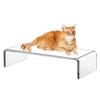 Acrylic Monitor Stand Clear Monitor Riser Desk Computer Stand Laptop/PC/Multimedia Monitor Stand for Home Office Printer TV Screen Keyboard Storage view 2