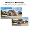 SANSCO Wireless Solar Security Wireless Camera, 4MP WiFi Camera Outdoor with Color Night Vision, PIR Human Detection, 2-Way Talk, Support 2.4GHz&5.8GHz, 2 Pack view 4