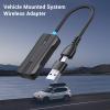 EIMSOAH Vehicle Mounted System Wireless Adapter, 2 in 1 Wired to Wireless Car Interconnect Converter Box with 5.2 and 5GHz WiFi, for Cars view 2