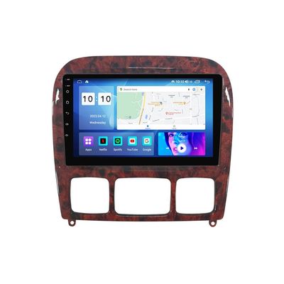 Android Car Stereo for Benz S Class 1998-2005,9 inch IPS Touchscreen with Upgrade Wireless CarPlay & Android Auto,WiFi/GPS,Support SWC and Subwoofer,8-Core 8G+256G
