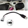 4 Pin Adapter Cable, USB Female To Male For Multimedia Car Radio With USB 2.0 Interface, For Hyundai For Kia,7.87 In, Black(USB) view 4