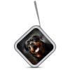 VstaDank Cool Rottweiler Dog Art CD Case Holder 40 Capacity Hard Plastic DVD Case Portable Zipper Disc Storage Organizer Large Storage EVA Protective Blu-ray Wallet for Home Games Disc view 3