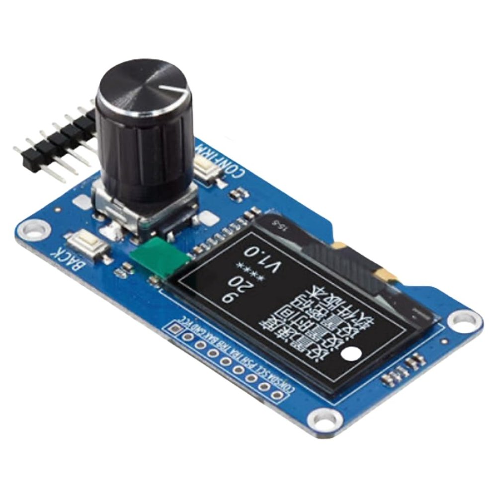 1.3inch LED Display Screen Combined with EC11 Rotary Encoders Module IIC Interfaces for Home Control Panel