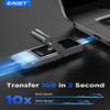 EAGET 512GB USB Flash Drive, USB-C Dual-Port Solid State Drive with USB 3.2, 560MB/s High-Speed Thumb Drive for iPhone 15/16/17 Pro, Android, Mac, PC, PS5  Durable Metal Body & Portable SSD view 2