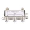 Aqfds Nawwgy 5-2400MHz 4 Way for Digital Coax Cable Splitter 4 Channel Satellite/Antenna T White Metal view 1