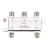 Aqfds Nawwgy 5-2400MHz 4 Way for Digital Coax Cable Splitter 4 Channel Satellite/Antenna T White Metal view 2