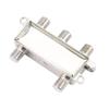 Aqfds Nawwgy 5-2400MHz 4 Way for Digital Coax Cable Splitter 4 Channel Satellite/Antenna T White Metal view 3