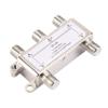 Aqfds Nawwgy 5-2400MHz 4 Way for Digital Coax Cable Splitter 4 Channel Satellite/Antenna T White Metal view 4