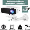 2-Be-Best Mini Projector Wall Mount Adjustable Rotation 360 Projecter Wall Mount Holder for CCTV/Camera/Projecters/Webcam with Load 11 lbs Length 7.8 inch White view 4