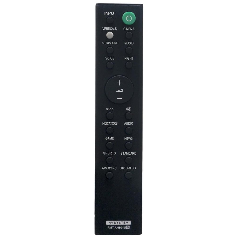 RMT-AH501U Replacement Remote Control for Sony Soundbar in Living Rooms or Rooms, No Programming or Pairing Needed, Replace Remote Compatible Models HT-X8500 HTX8500