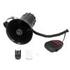 12V 50W 115db Car Horn PA Mic 7 Sound Emergency Warning Alarm Fire Siren Speaker for Trucks RVs Boats ABS Metal 120mm view 3