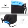 OFFIGAM 4Pcs Neoprene Camera Lens Bags Pouches Waterproof Protective Lens Cases for DSLR Photography Blue view 4