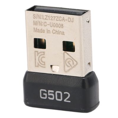 Irfora G502, Small Portable ABS Metal Mouse Adapter with Stable Signal, 2.4GHz Wireless USB Receiver for G502 Mouse, Made of Sturdy Premium Plastic Material, Convenient Plug and Play