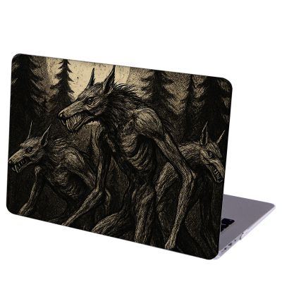 Compatible with MacBook Pro 16-inch, Hard Shell Case with Keyboard Cover and Screen Protector (A2141, 2020 2019 Release) - Wolf MC21821