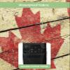 Canada Outdoor TV Cover 48"-50" Waterproof & Weatherproof TV Cover for Outside Red Maple Leaf Flag 600D Thick TVs Enclosure Farmhouse Shabby Wooden Grain Flat Television Display Screen Protector view 4
