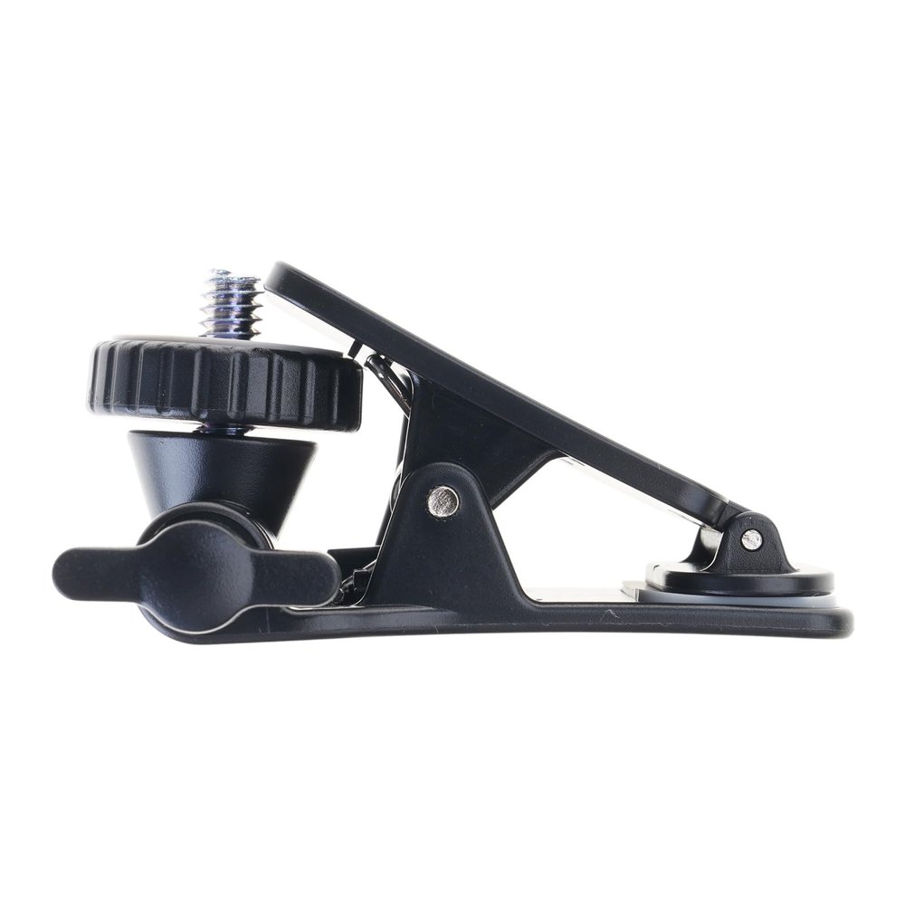 ljhnba Webcam Stand for Mounting on a Monitors or Laptop Mount with 1/4" Thread Clamp Camera Tripod Mount Holder Webcam Stand for Desk