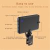 ljhnba Webcam Stand for Mounting on a Monitors or Laptop Mount with 1/4" Thread Clamp Camera Tripod Mount Holder Webcam Stand for Desk view 3