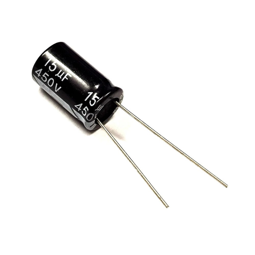 EXBAIOOQ 5PCS 15uF 450V 15MFD 450Volt Aluminum Electrolytic Capacitor 10 * 17mm Radial 15mf450v 15uf450v 450v15mf 450v15uf EXBAIOOQ