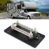 QWUUYEC M4 Bus Bar Power Distribution Box, 6 Way, 300A, 12 to 48V, Rust Proof, ABS and Metal, for Cars, Trucks, RVs, Marine Boats - High Load Capacity, Secure Cable Storage, Ideal for view 3