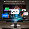[8K 4K Support/2000 ANSI/AI Visual Calibration] Native 1080P UHD Projector with Android 14 OS,X7 Smart Projector with Hi-Res Audio,Auto Focus&Keystone,WiFi 6&Bluetooth 5.4,200" Screen for Home Outdoor view 4