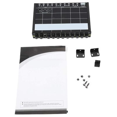 Car Audio Stereo 7 - Band EQ Equalizer with Backlit Rubber Knobs - Precise Sound Adjustment & Subwoofer Crossover Control for Enhanced in - Car Listening Experience