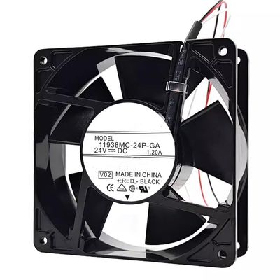 11938MC-24P-GA DC 24V 1.20A 120x120x38mm 3-Wire Cooling Fan