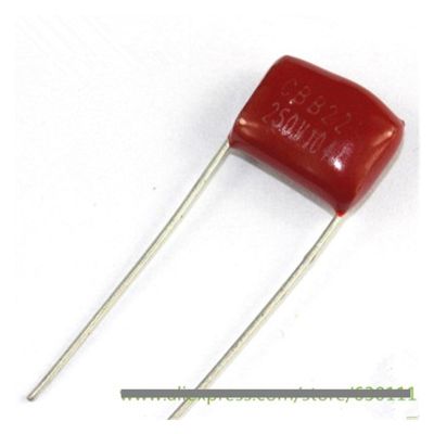 EXBAIOOQ 100pcs CBB Capacitor 250V 104J 100NF 0.1UF 104 P=10MM Polypropylene Film Capacitors EXBAIOOQ