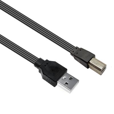 JSGHGDF Practical USB to USB B Printer Connection Cord Flexible Length Option with Noise Reductions Design for Office Use