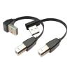 JSGHGDF Practical USB to USB B Printer Connection Cord Flexible Length Option with Noise Reductions Design for Office Use view 3