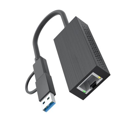 USB Type C to Ethernet Adapter Offering 2.5Gbps Fast Speed Networking Transfer for Devices Without Port Type C