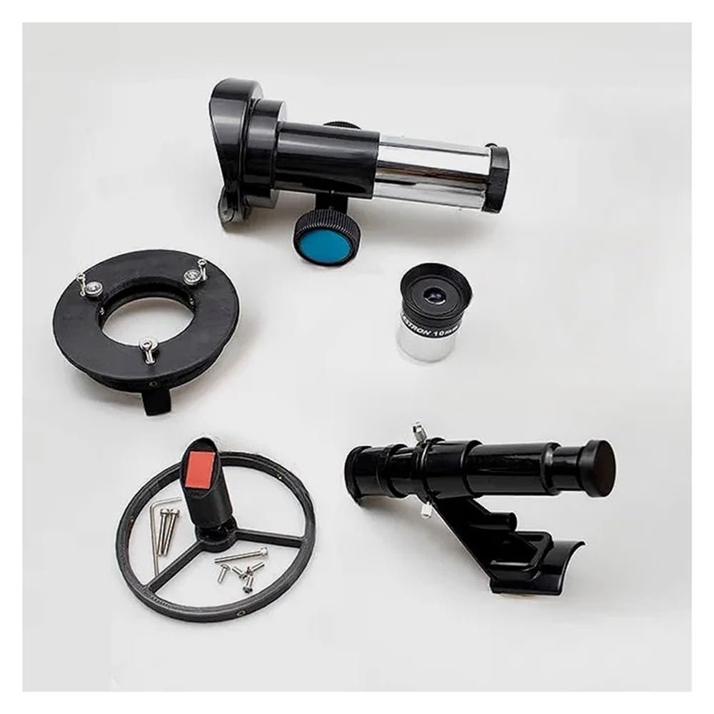 150F750 Astronomical Telescope Kit Primary Secondary Mirror Support Focuser Finderscope Assembly Accessories Astronomical Telescope Part(150F750 7pcs Set)