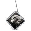 VstaDank Eagle Black And White CD Case Holder 40 Capacity Hard Plastic DVD Case Portable Zipper Disc Storage Organizer Large Storage EVA Protective Blu-ray Wallet for Home Games Disc view 3