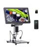 InduCorex DM202 Max Digital Microscope 1300x, HDMI Microscope Camera 25MP 10" LCD IPS Screen Video Soldering Microscopio Magnifier(with Slides) view 1