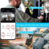 2-Wire Video Intercom Complete Set,WiFi Video Doorbell,1080P Camera 7 Inch Touch Monitor,WiFi Video Door Phone Kit for Home,Doorbell Camera,Video Speech (2 Black Bell+4 Black Monitor) view 2