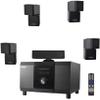5.1 Channel Home Theater System with 10" Subwoofer, Bluetooth,5 Speakers, Remote, Radio, RCA- Perfect for Movies, Music, Karaoke view 1