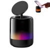 Hounyoln Magnetic Bluetooth Speaker, N52 Magnet Phone Holder,600mAh RGB Light Magnetic Speaker, 12Hrs Night Light Play, 360 Sound, Type-C, TF Card, TWS Stereo Pairing, Ideal for Camping, Fitness view 1
