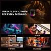 Hounyoln Magnetic Bluetooth Speaker, N52 Magnet Phone Holder,600mAh RGB Light Magnetic Speaker, 12Hrs Night Light Play, 360 Sound, Type-C, TF Card, TWS Stereo Pairing, Ideal for Camping, Fitness view 2