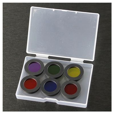 Astronomical Telescope Accessories 1.25 Inch Astronomical Telescope Accessories M28.6 Filter with Plastic Box 6 Color Sets