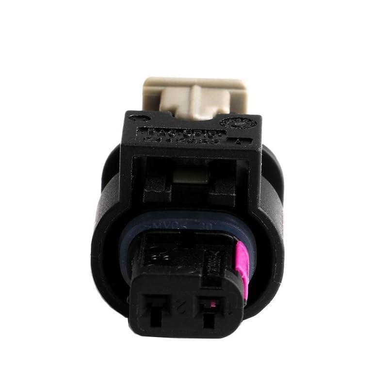 1/5/10/20/50/Sets 2 Pin for Impact Black Female Connector Water Proof Plug 4F0973702 0-2112986-1 1-1718643-1(50 Sets_2P)
