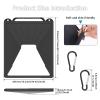 Starlink Mini Protective Cover, Silicone Protective Case for Starlink Mini Accessories Satellite Dish, Waterproof & Anti-Scratch Starlink Mini Case with Handle & Hook for Outdoor RV (Black) view 2