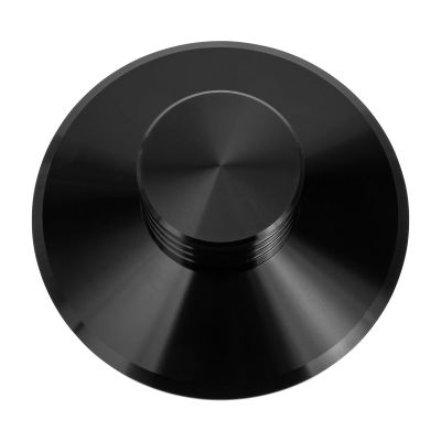 BESPORTBLE Record Stabilizer and Vinyl Record Weight for Turntables, 120G Aluminum Alloy Disc Clamp, Black, Compatible with Vinyl Players for Vibration Reduction and Playback Stability