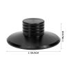 BESPORTBLE Record Stabilizer and Vinyl Record Weight for Turntables, 120G Aluminum Alloy Disc Clamp, Black, Compatible with Vinyl Players for Vibration Reduction and Playback Stability view 2