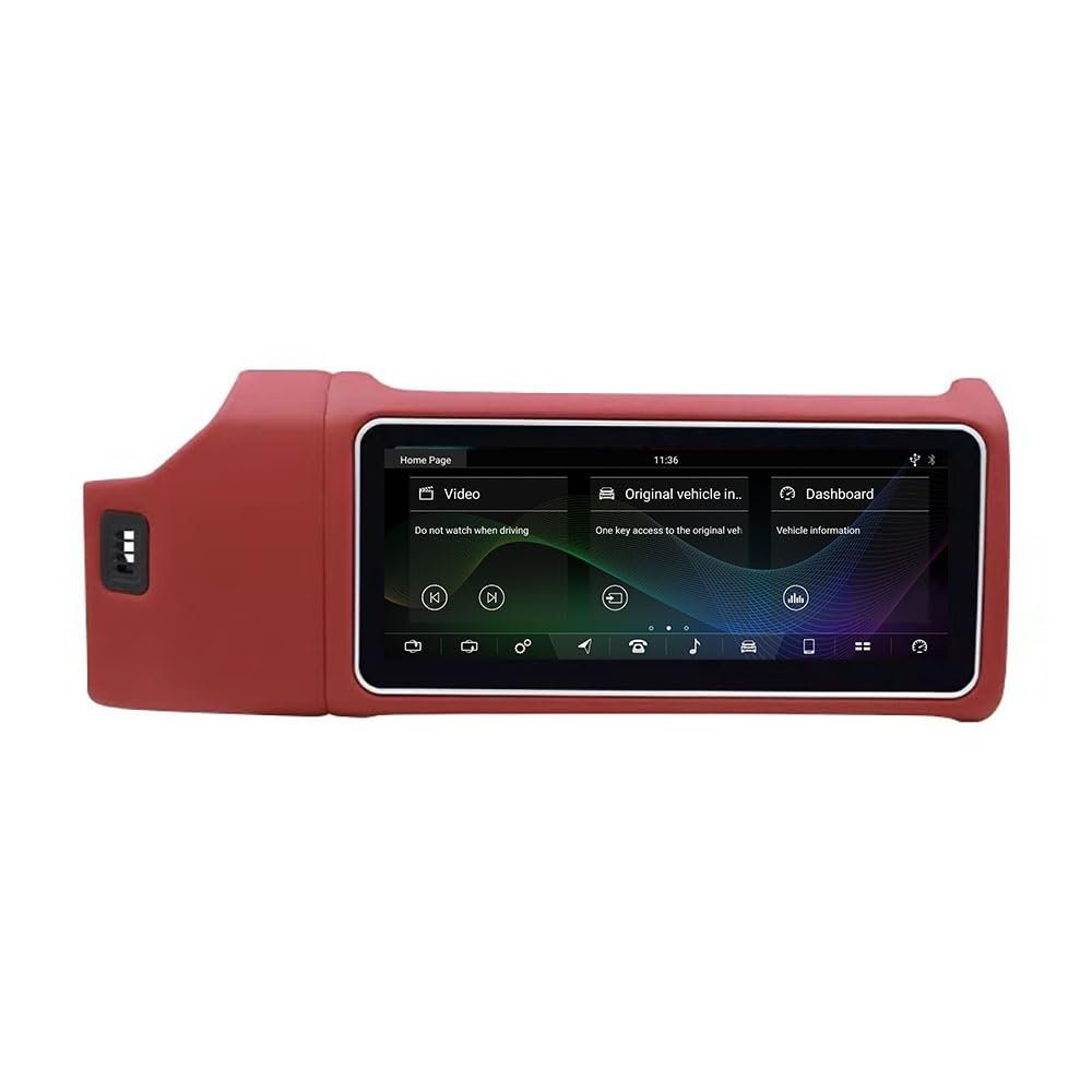 12.3'' Android 13 Car Stereo Navigation for Range Rover Vogue L405 2014-2017 Touch Screen with CarPlay/Android Auto | GPS+4G+Split Screen | Plug & Play Upgrade (Red, Original Harman System)