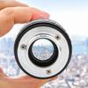 GLOGLOW Camera Lens 50mm F1.4 C Mount Lens for Mirrorless Cameras, Manual Focus, Metal Construction, Large Aperture, 155g for Mirrorless Cameras, Manual Focus, Metal (Black) view 1