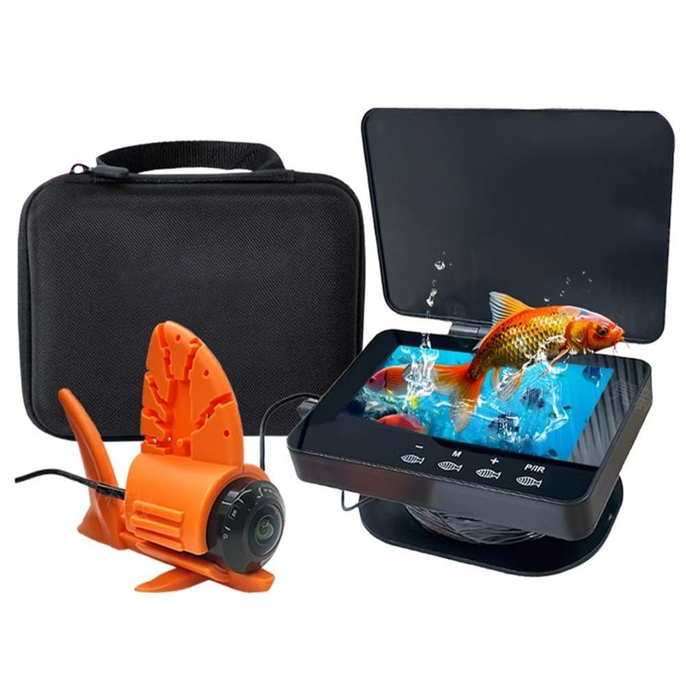Underwater Fishing Camera,Fishing Camera with Night Vision Light,4.3" Waterproof Portable Fish Finder,Real Time Underwater FishingCamera,for Ice F-ishing,Lake,Boat