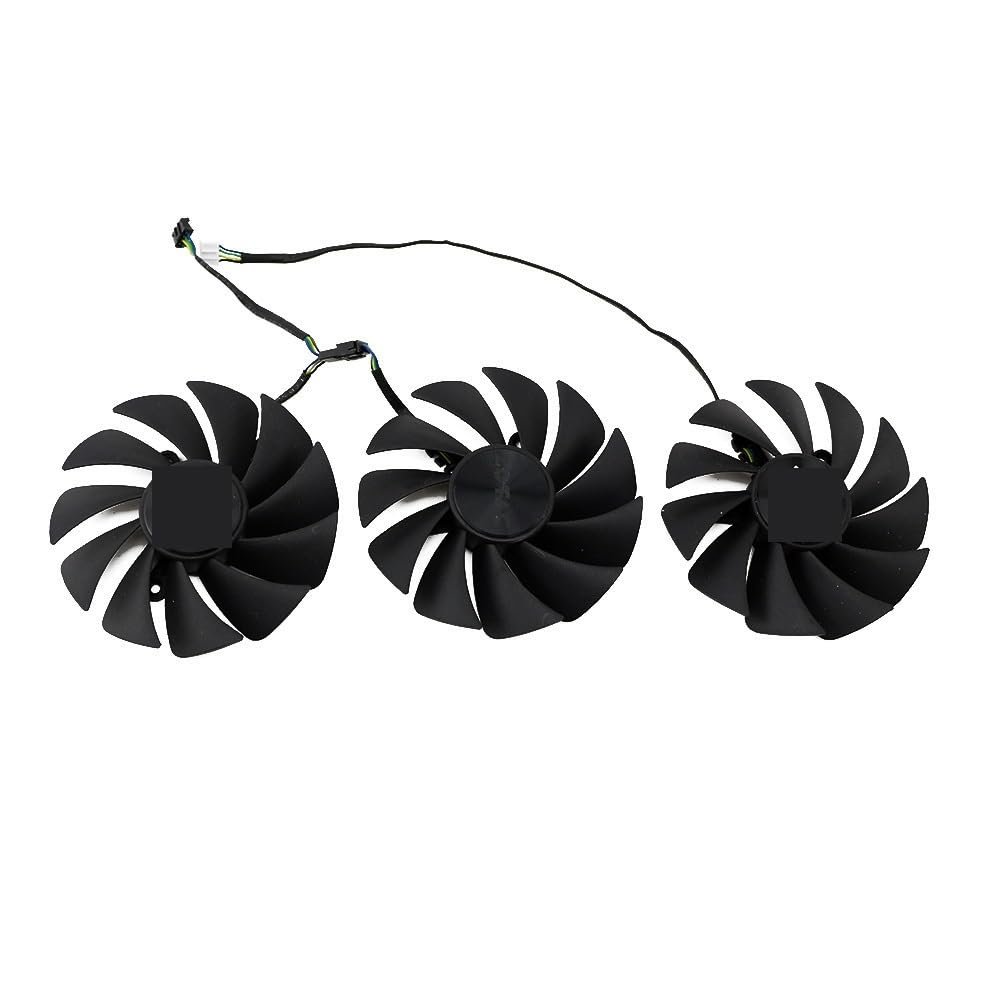 CF9015H12S for ZOTAC GeForce RTX 3070 3080 Ti 3090 AMP Holo Graphics Card Cooling Fan 87mm 4PIN GPU Cooler RTX3080 Laptop Parts(3-Fan)